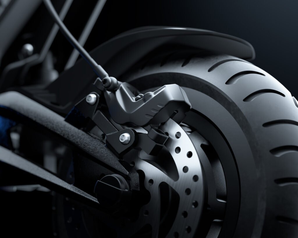 hiley scooter tiger Supra high performance 4 piston brake